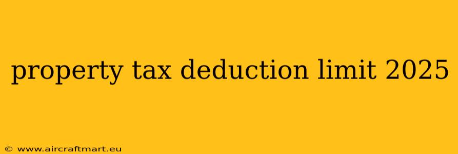 property tax deduction limit 2025